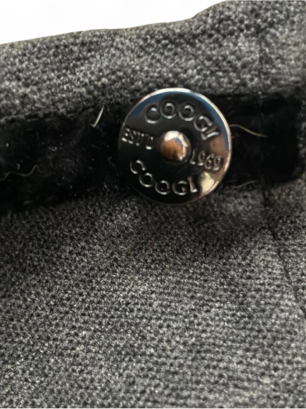 COOGI Men's Black & Gray Striped Polo